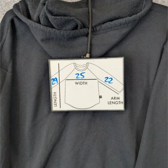 Sleep Token Mens XL Hoodie Black Full Zip Sweatshirt Graphic Sleeve - Picture 7 of 7